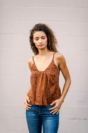 Bishop & Young Satin Leopard Cami