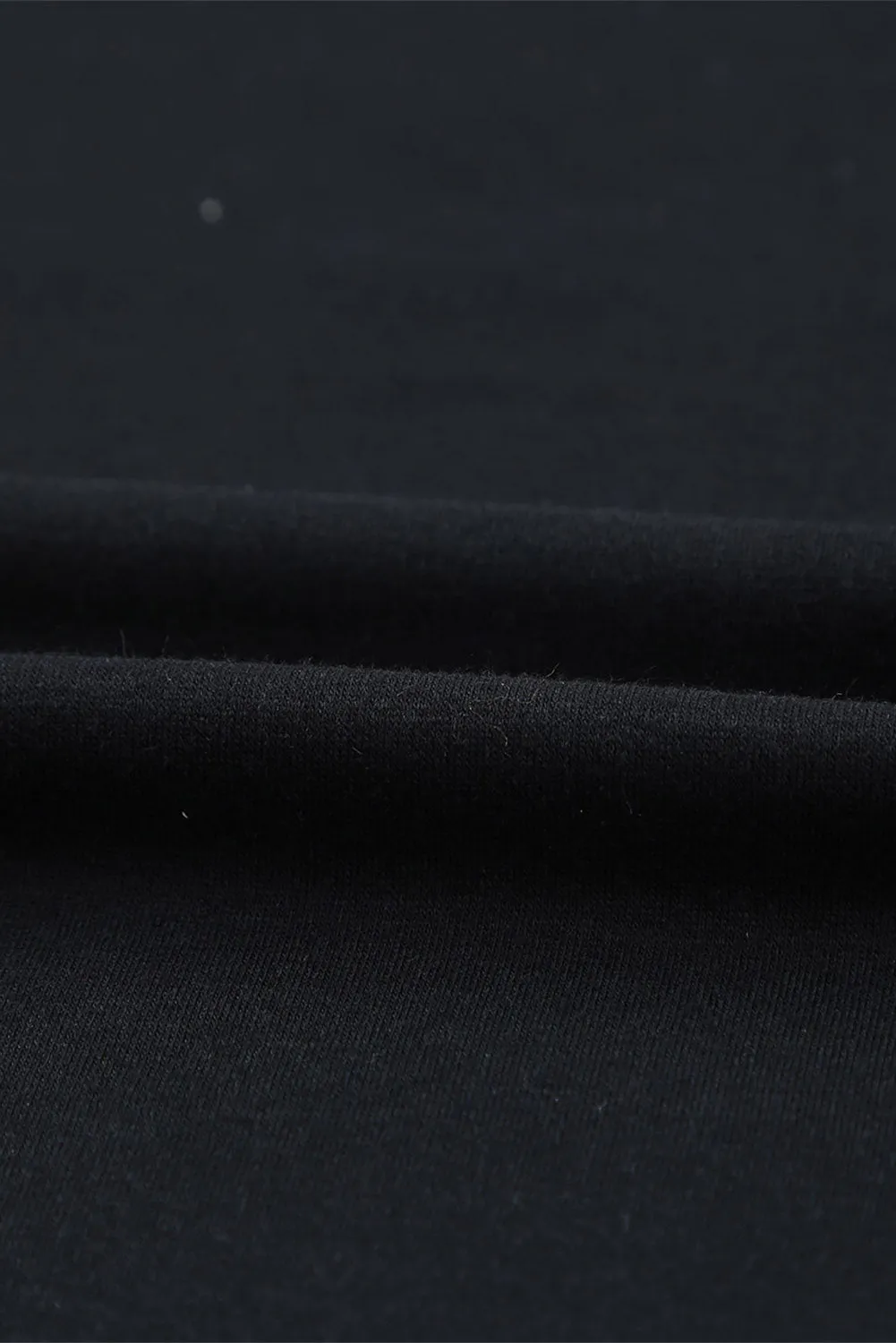 Black Color Block Long Sleeves Pullover Top