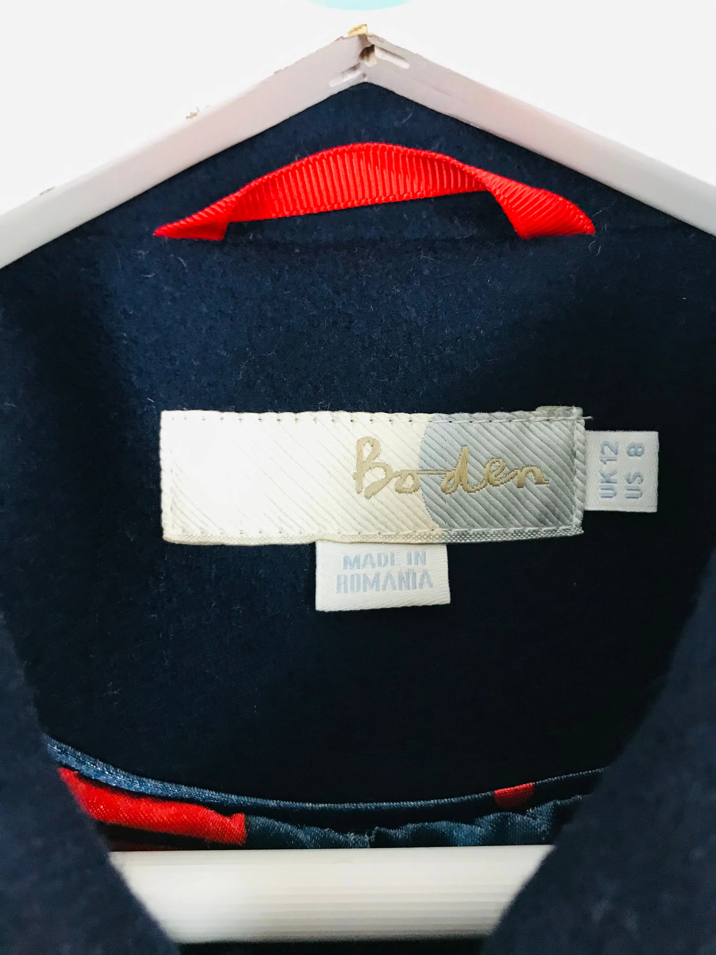 Boden Women’s Wool Pea Coat | UK12 | Blue