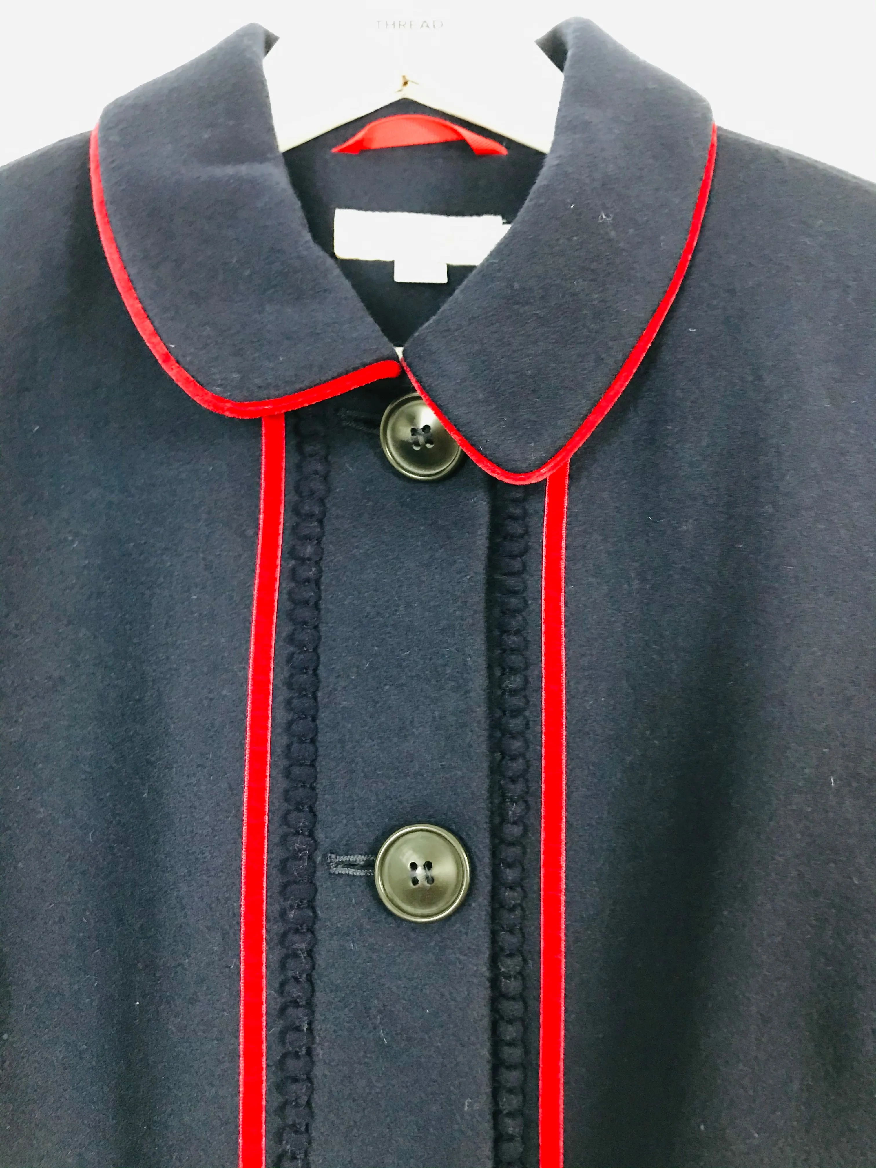 Boden Women’s Wool Pea Coat | UK12 | Blue