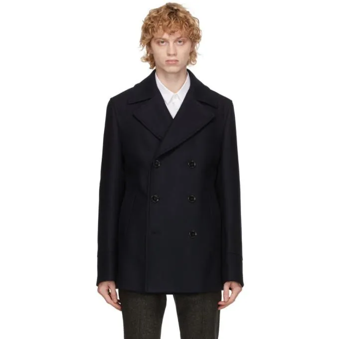 Boss Navy Dunes Peacoat