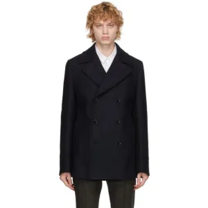 Boss Navy Dunes Peacoat