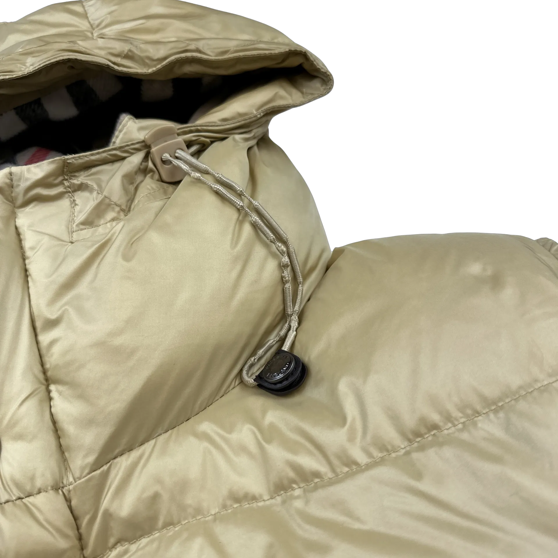 Burberry Honey Down Filled Spellout 2 In 1 Puffer Jacket - XXL