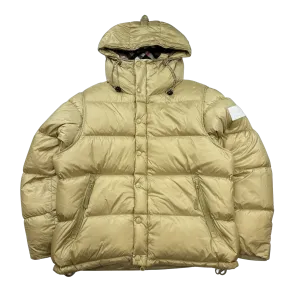 Burberry Honey Down Filled Spellout 2 In 1 Puffer Jacket - XXL
