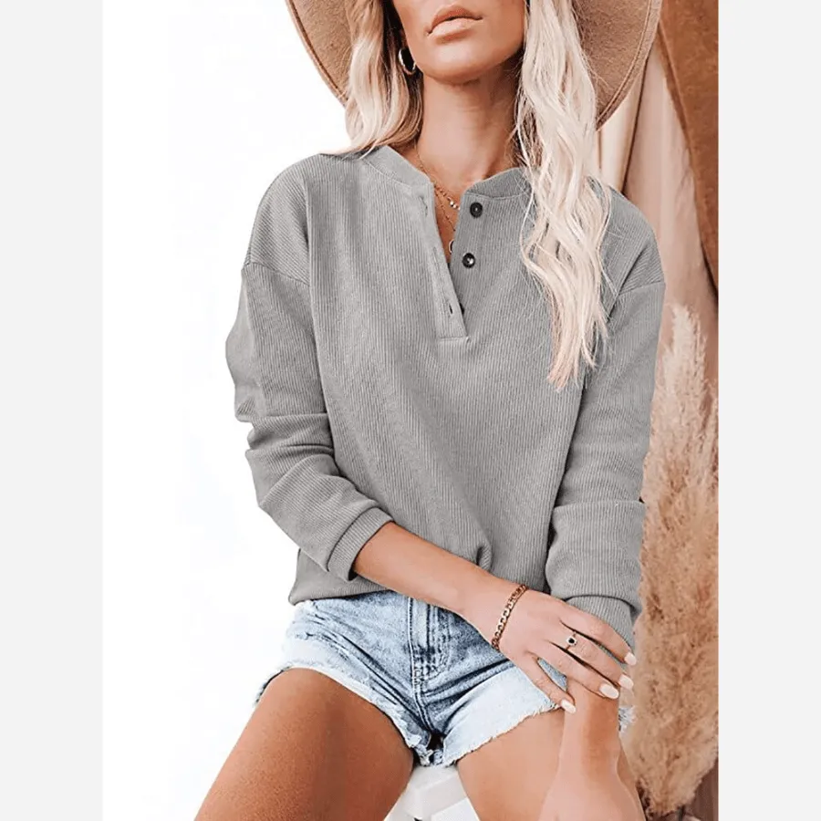Casual Button Up Long Sleeve Shirt