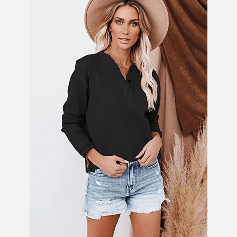 Casual Button Up Long Sleeve Shirt