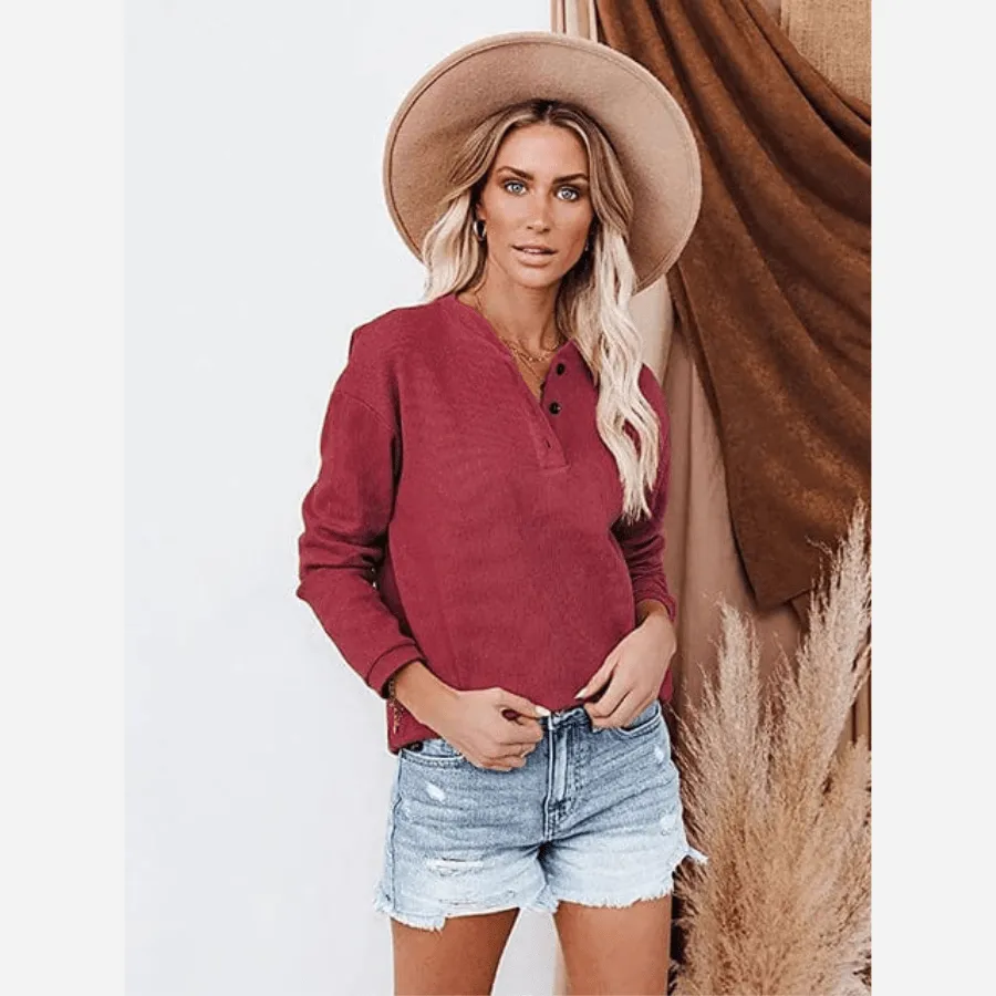 Casual Button Up Long Sleeve Shirt