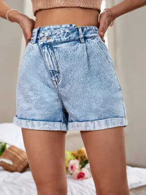 Casual Fashion Sexy Straight Denim Shorts
