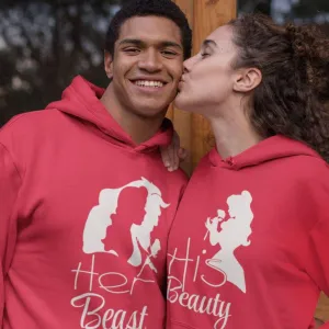 Couples' Delight: His Beauty & Her Beast Matching Outfits - Perfect Gift Idea!