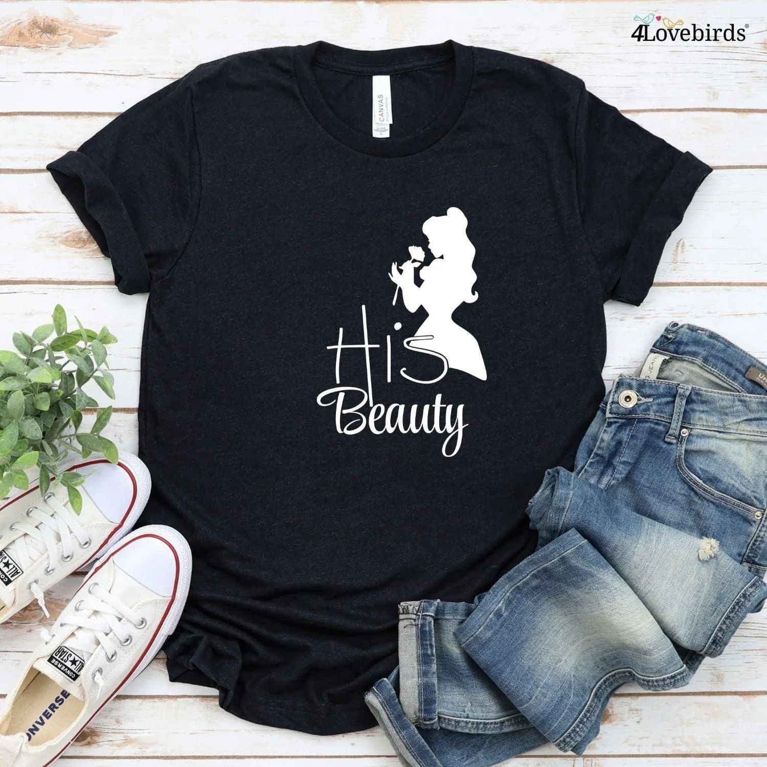 Couples' Delight: His Beauty & Her Beast Matching Outfits - Perfect Gift Idea!
