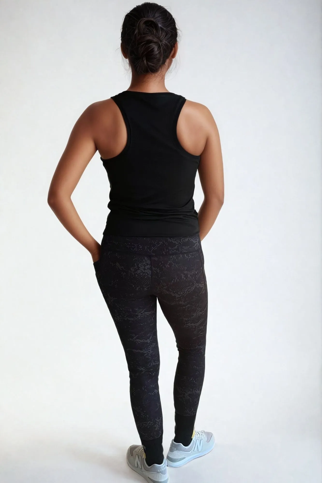 Ebony Cobra Full Length Pocket Legging