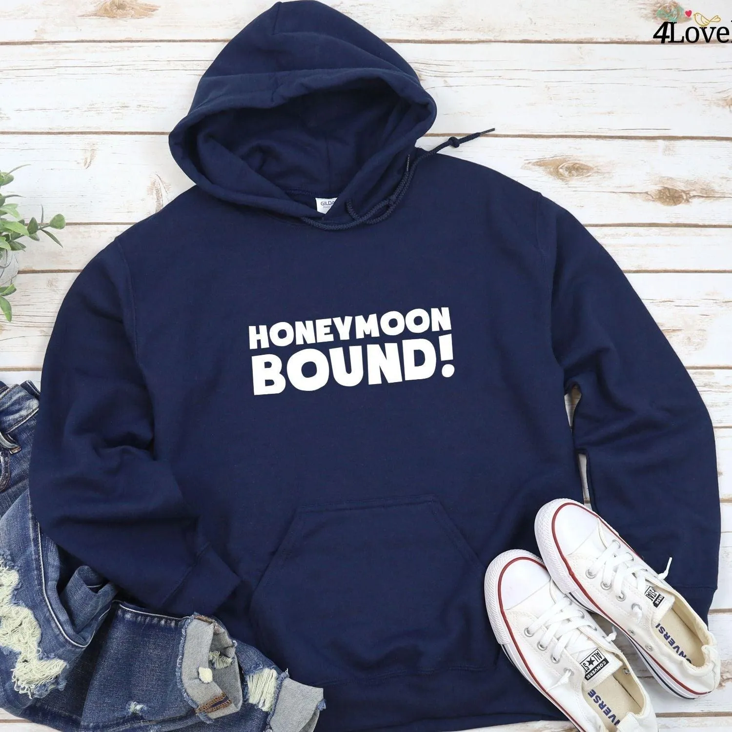 Honeymoon Bound & Honeymoon Mode On - Perfect Couple's Matching Outfits Set