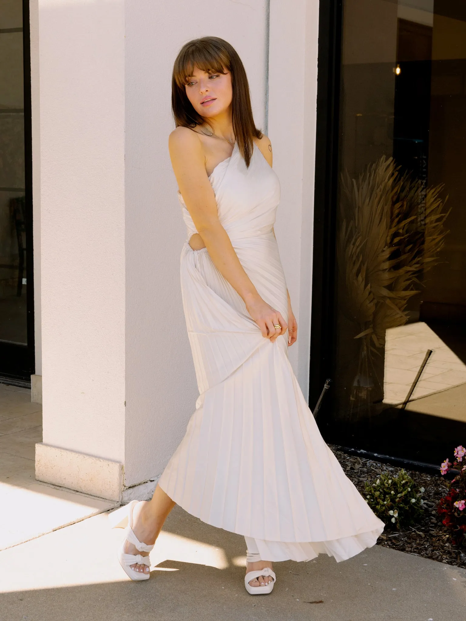 It Guest Pleated Maxi - Pearl