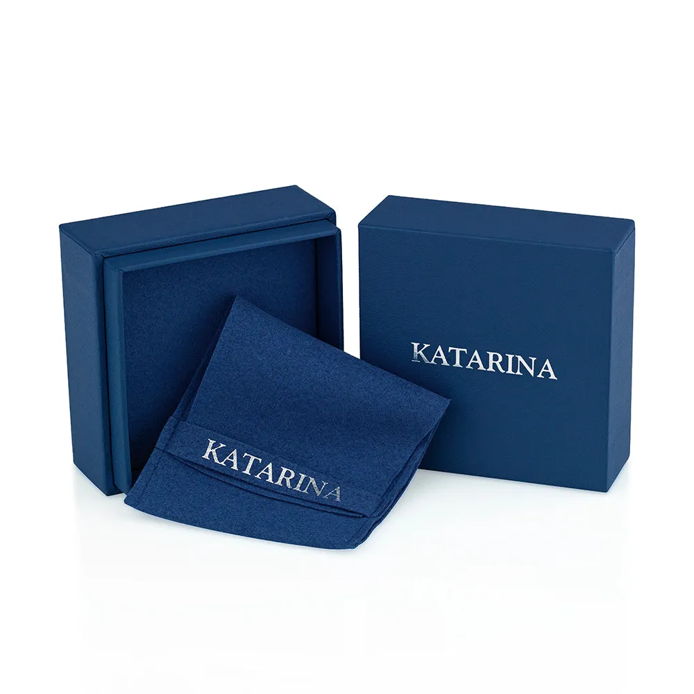 KATARINA 1/20 cttw Diamond Intertwined Infinity and Heart Ring
