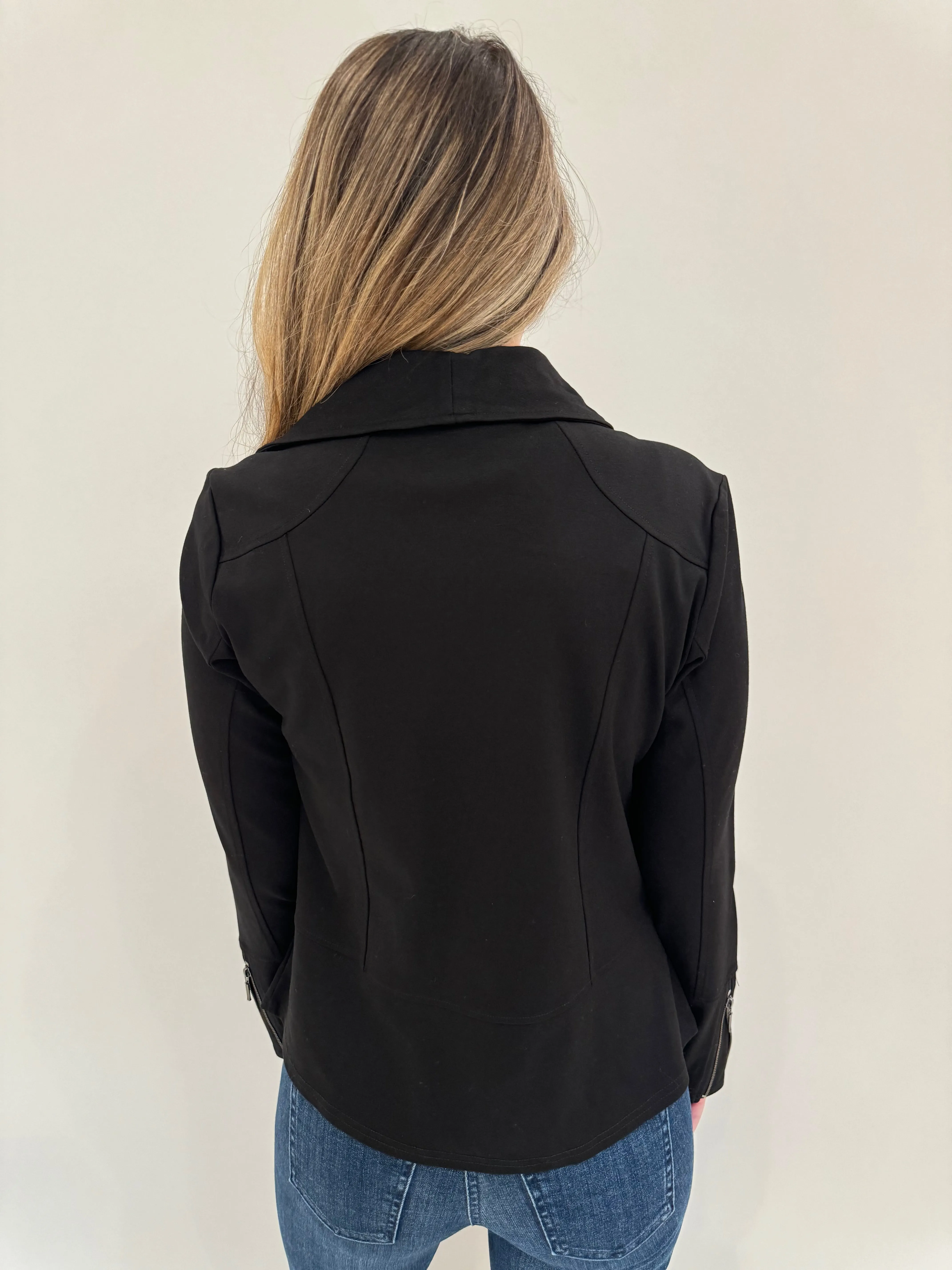 Livy Zip Moto Jacket