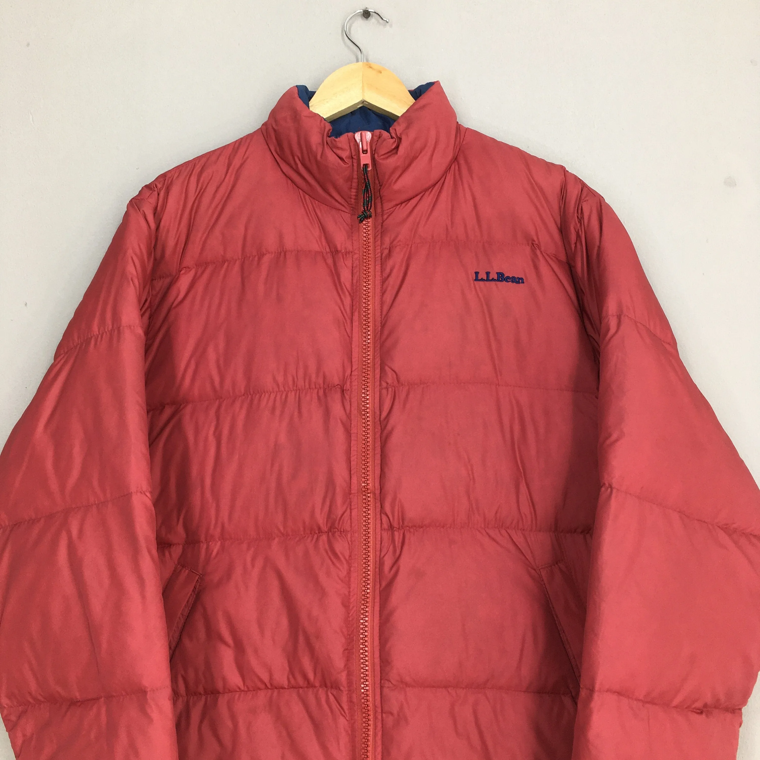 LL Bean Bomber Goose Down Jacket Small