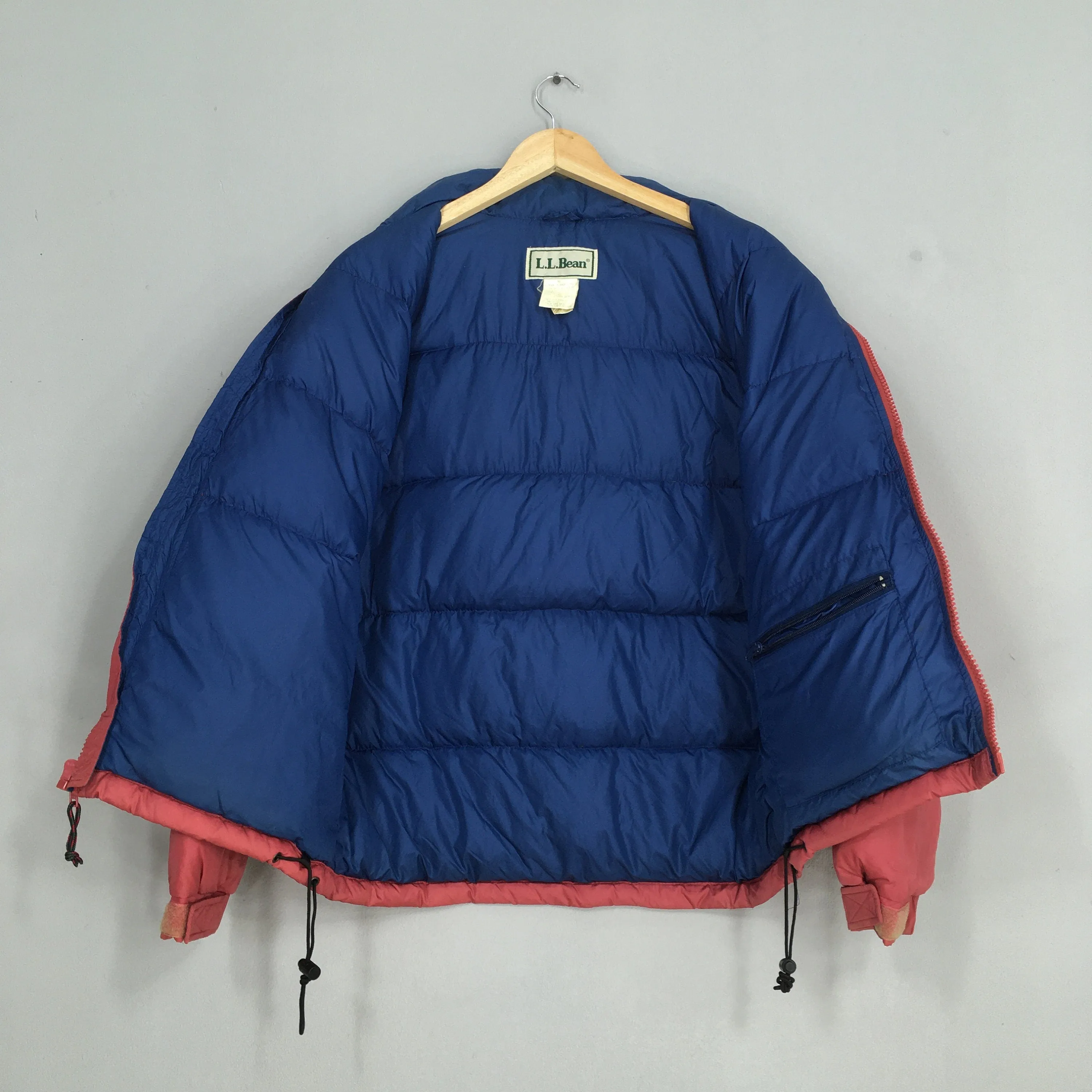 LL Bean Bomber Goose Down Jacket Small