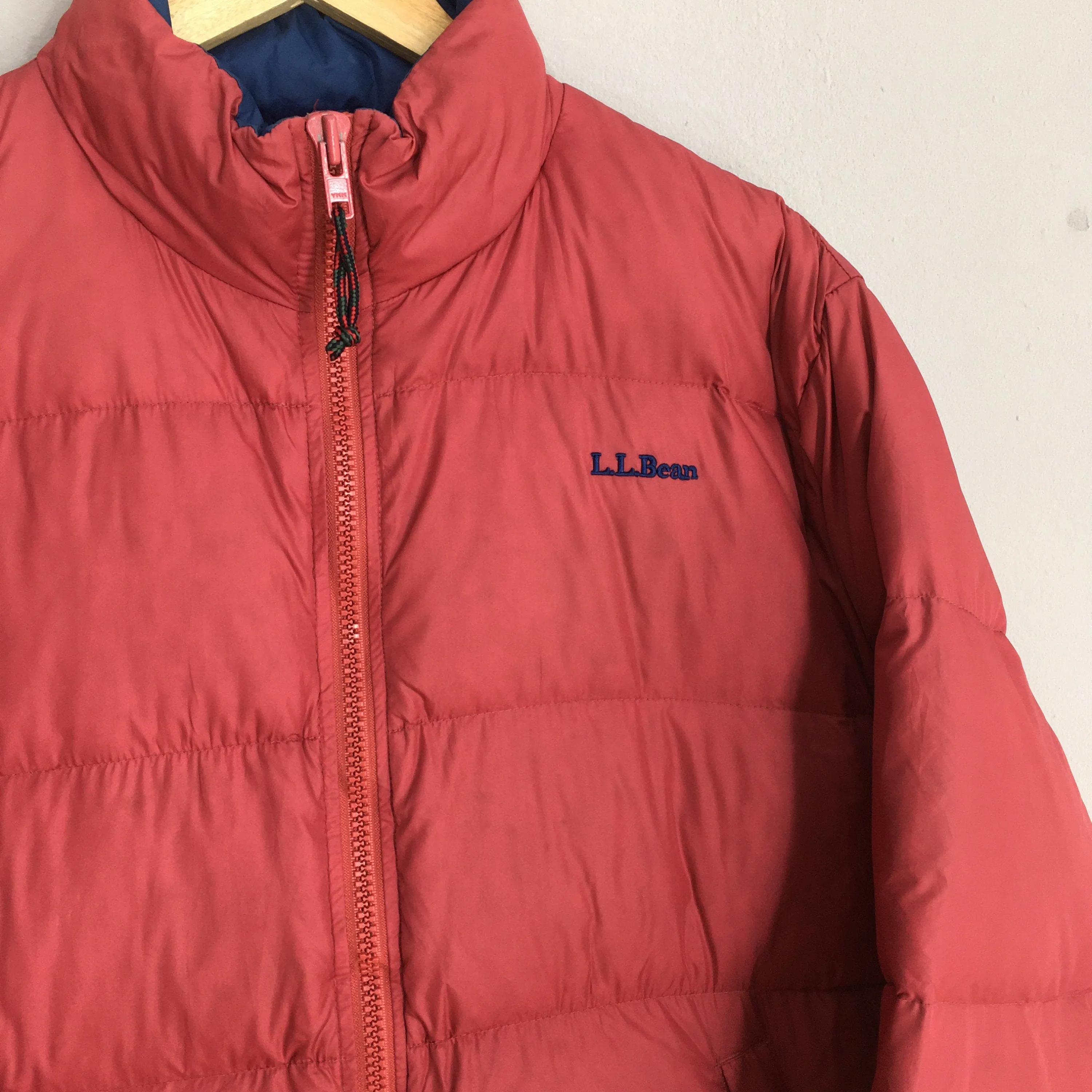LL Bean Bomber Goose Down Jacket Small