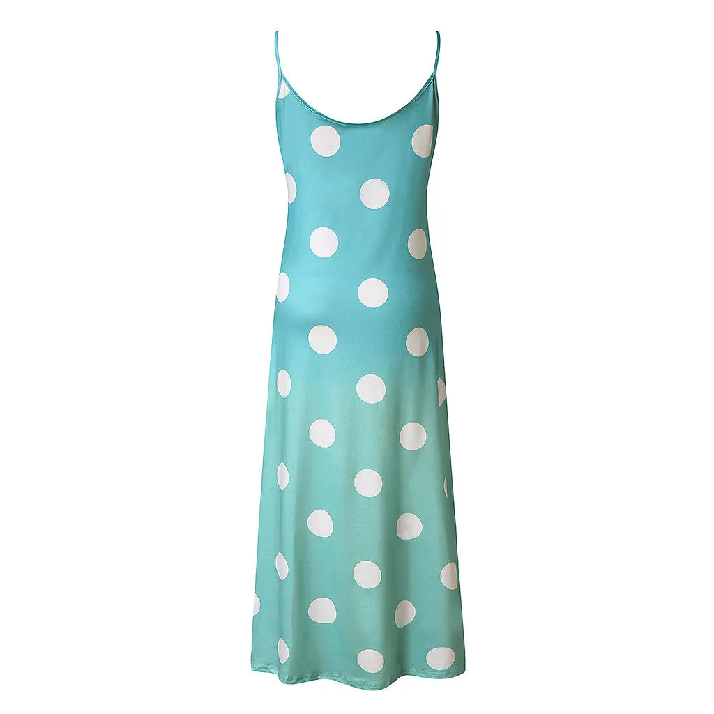 Luna Polka Maxi Dress