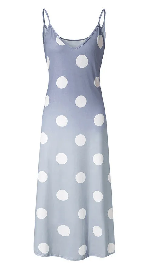Luna Polka Maxi Dress