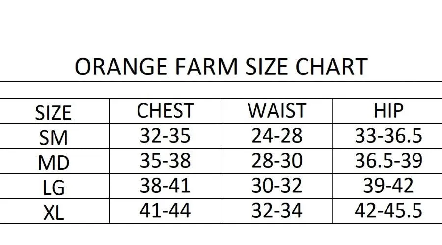 Orange Farm Clothing Art Deco V-Neck Top