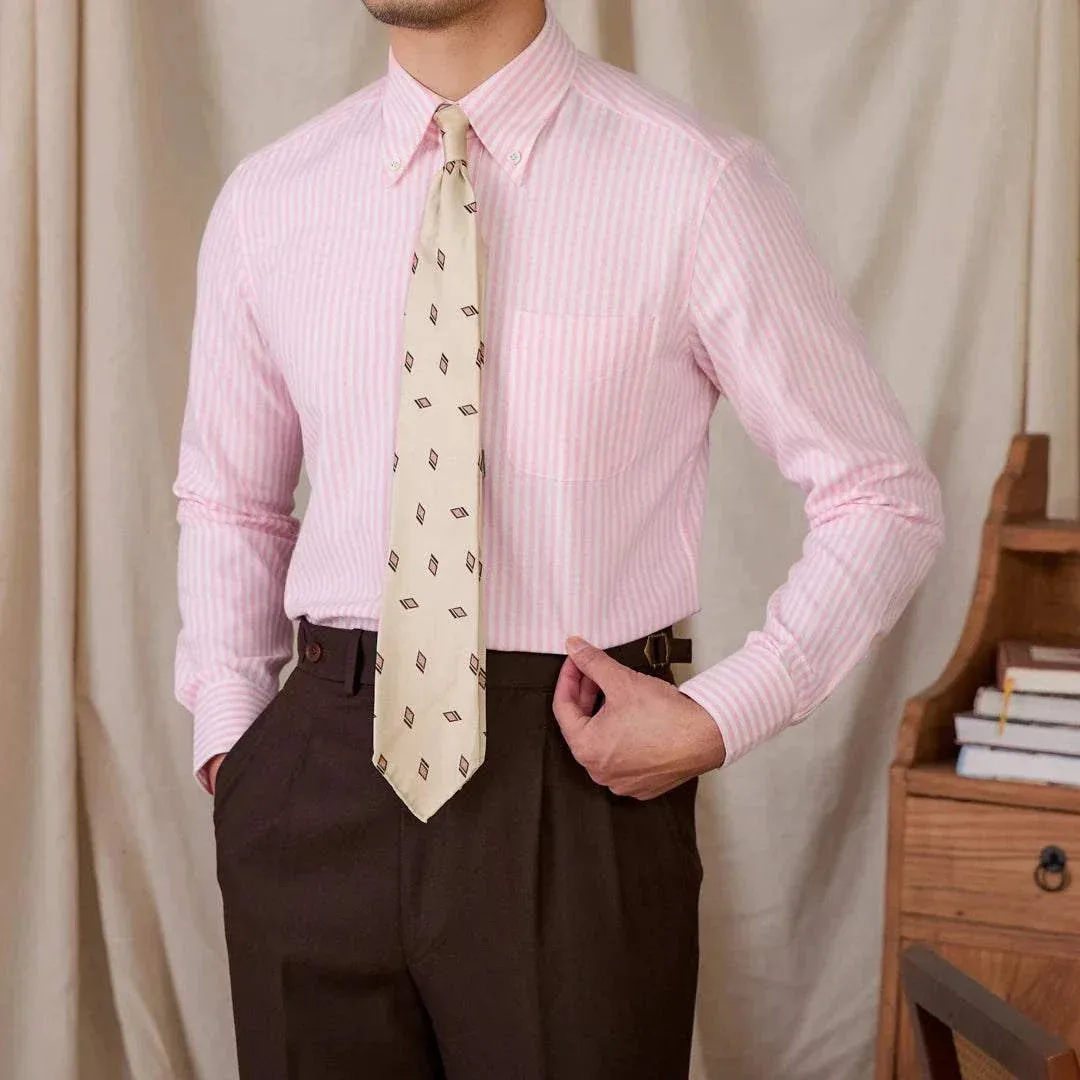 Oxford style casual cotton shirt