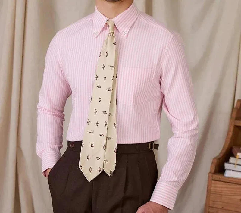 Oxford style casual cotton shirt