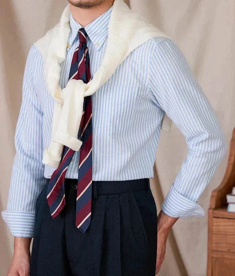 Oxford style casual cotton shirt