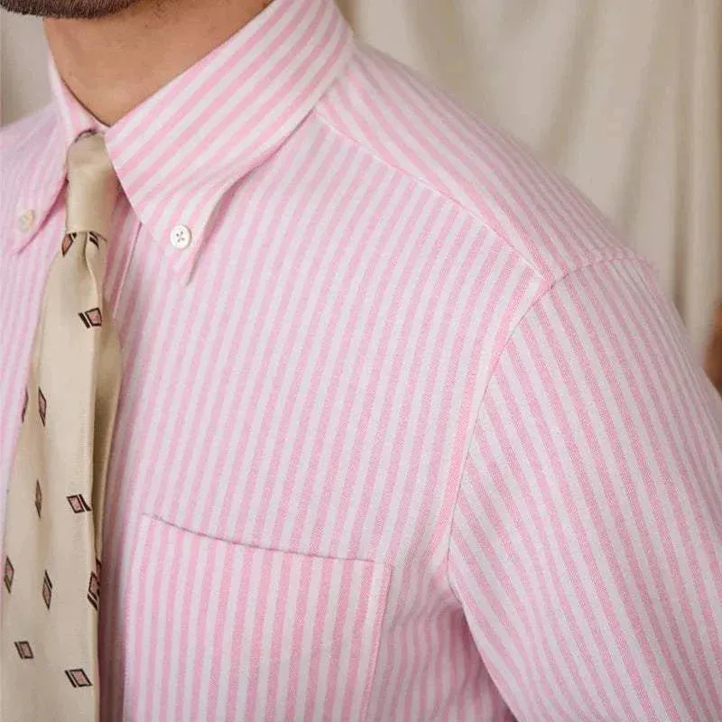 Oxford style casual cotton shirt