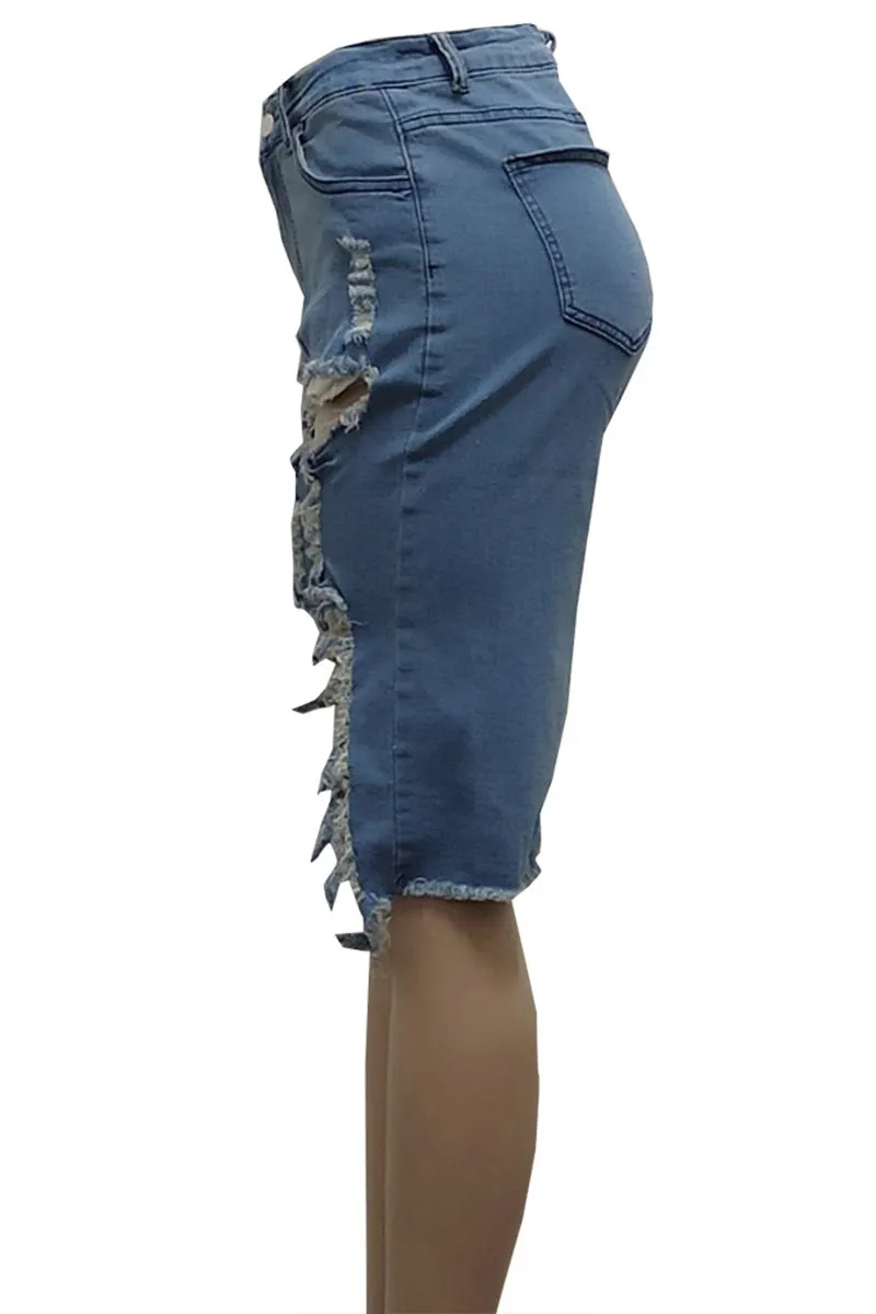 PM0346 Bermuda Denim Shorts