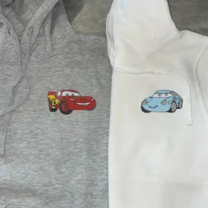 "Cars Sally Cartoon Couple" Custom Hoodies - Personalized Anniversary Gifts For Couples