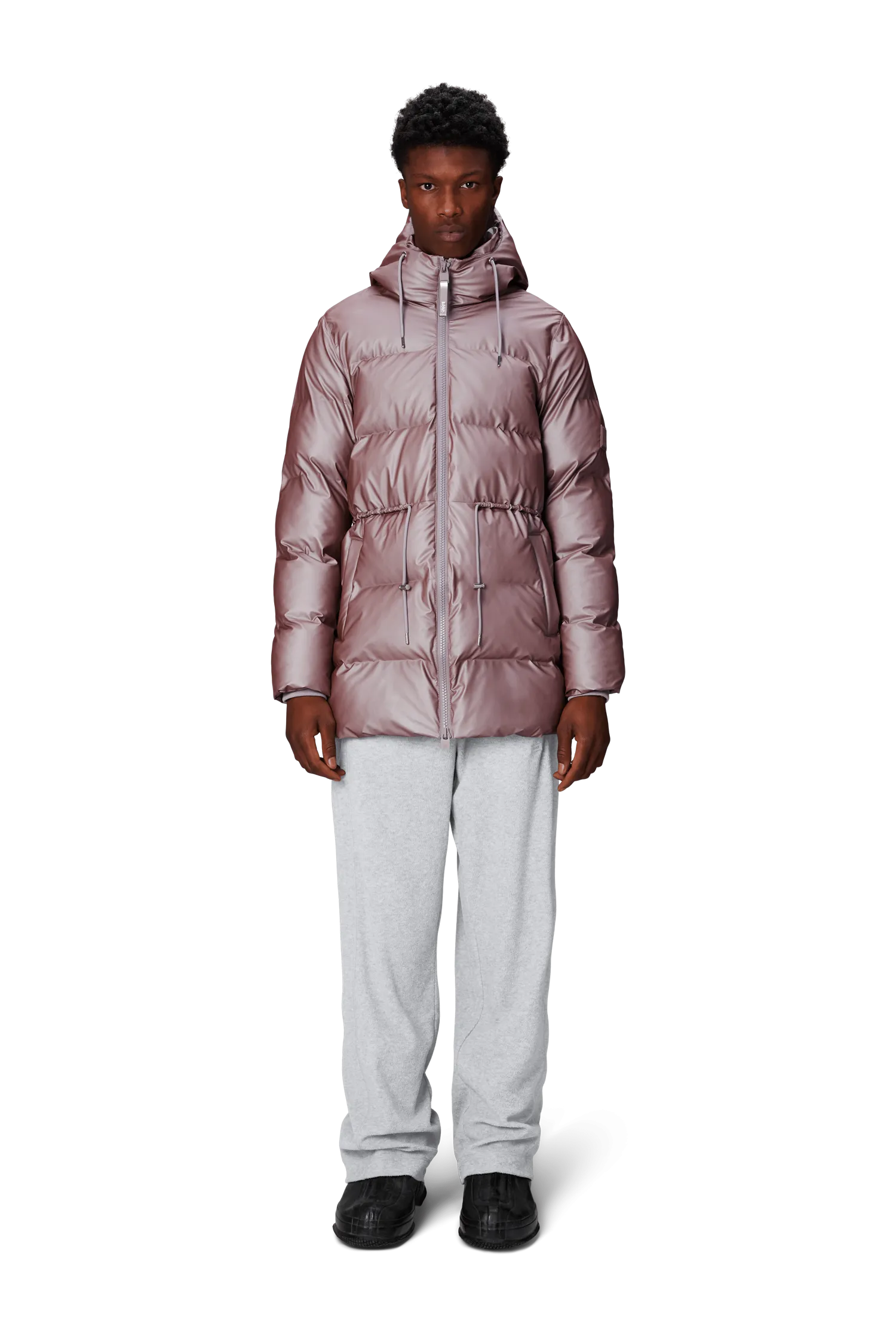 Rains vanntett puffer alta long puffer string w jacket