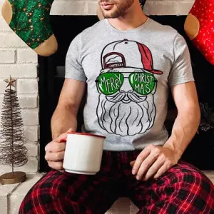 Santa Graphic T-shirt - Navy