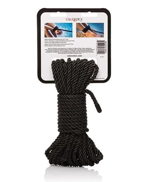 Scandal Bdsm Rope - Black