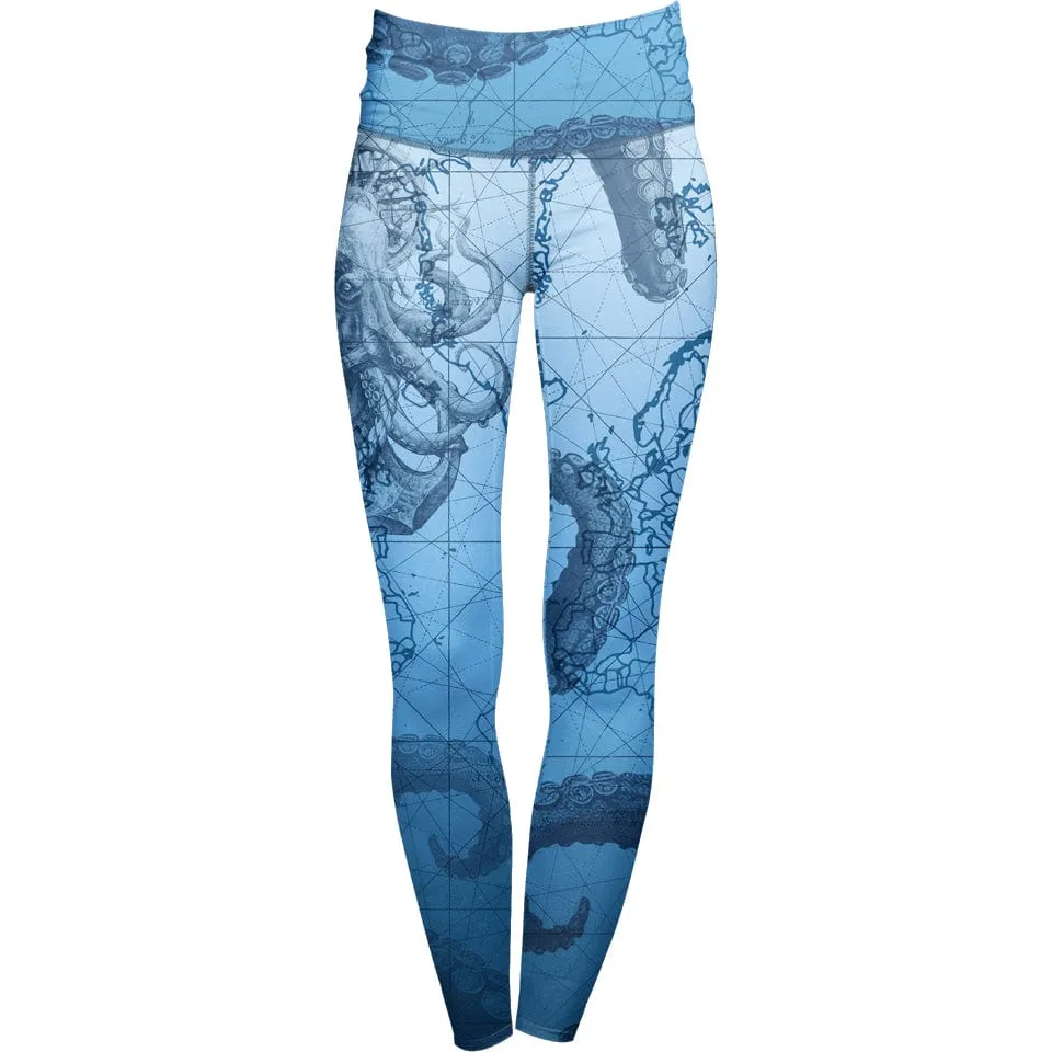 Sea Beast High Waisted Leggings