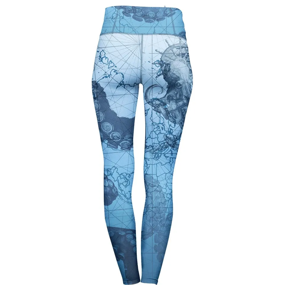 Sea Beast High Waisted Leggings