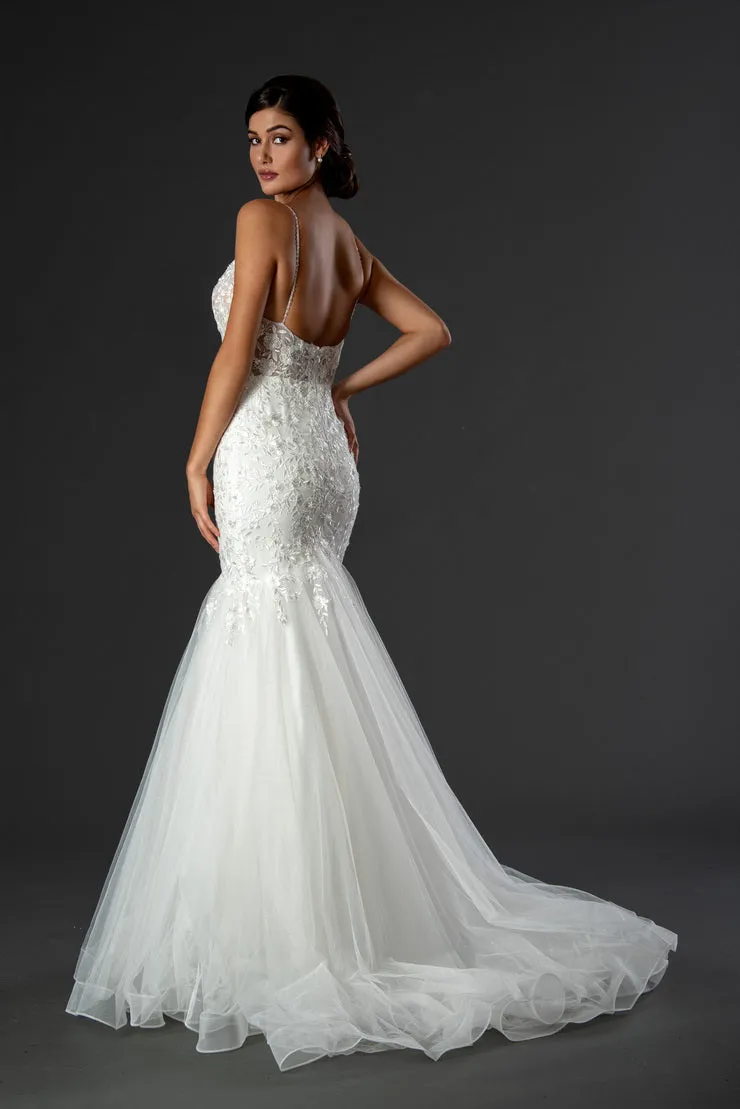 Stella Couture 22043 Long Shimmer Mermaid Prom Dress Pageant Gown Bridal Wedding