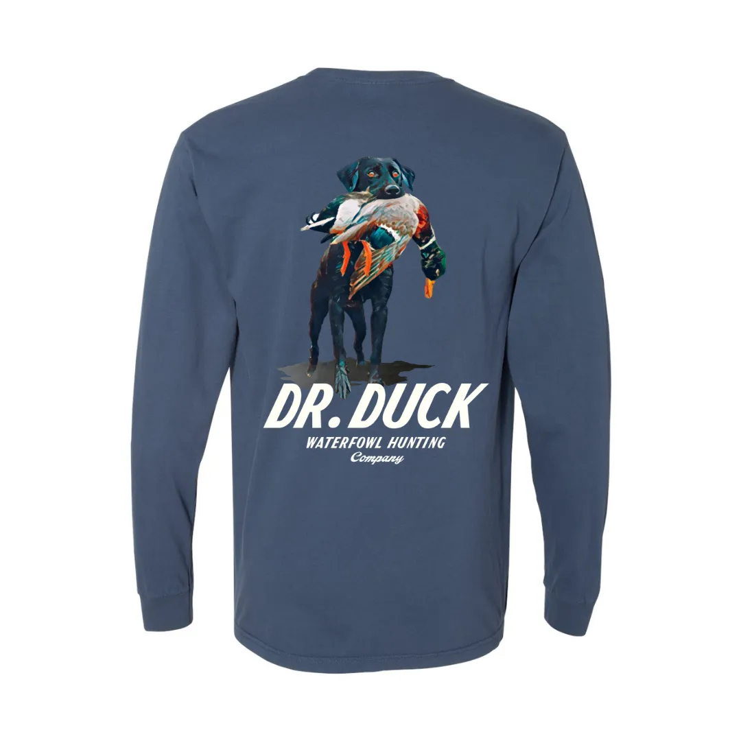 THE RETRIEVE LONGSLEEVE - BLUE (ONLY 5 LEFT)