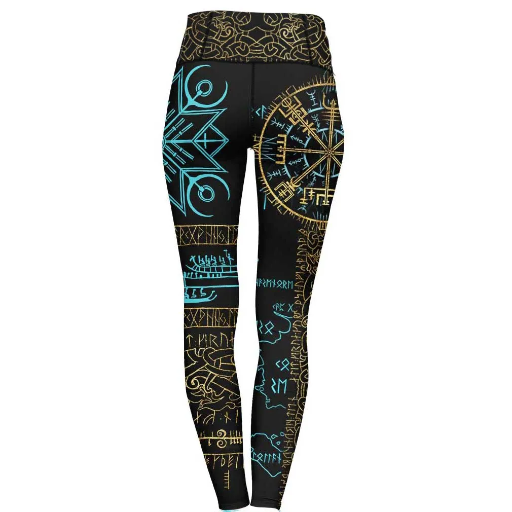 Vegvisir High Waisted Leggings - Limited