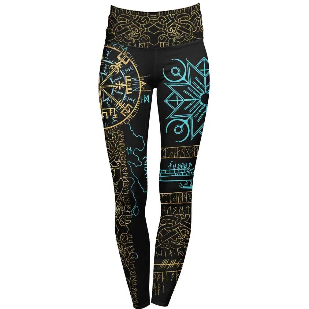 Vegvisir High Waisted Leggings - Limited
